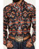 Image #3 - Rock & Roll Denim Men's Tek Southwestern Print Short Sleeve Snap Western Shirt, Black, hi-res