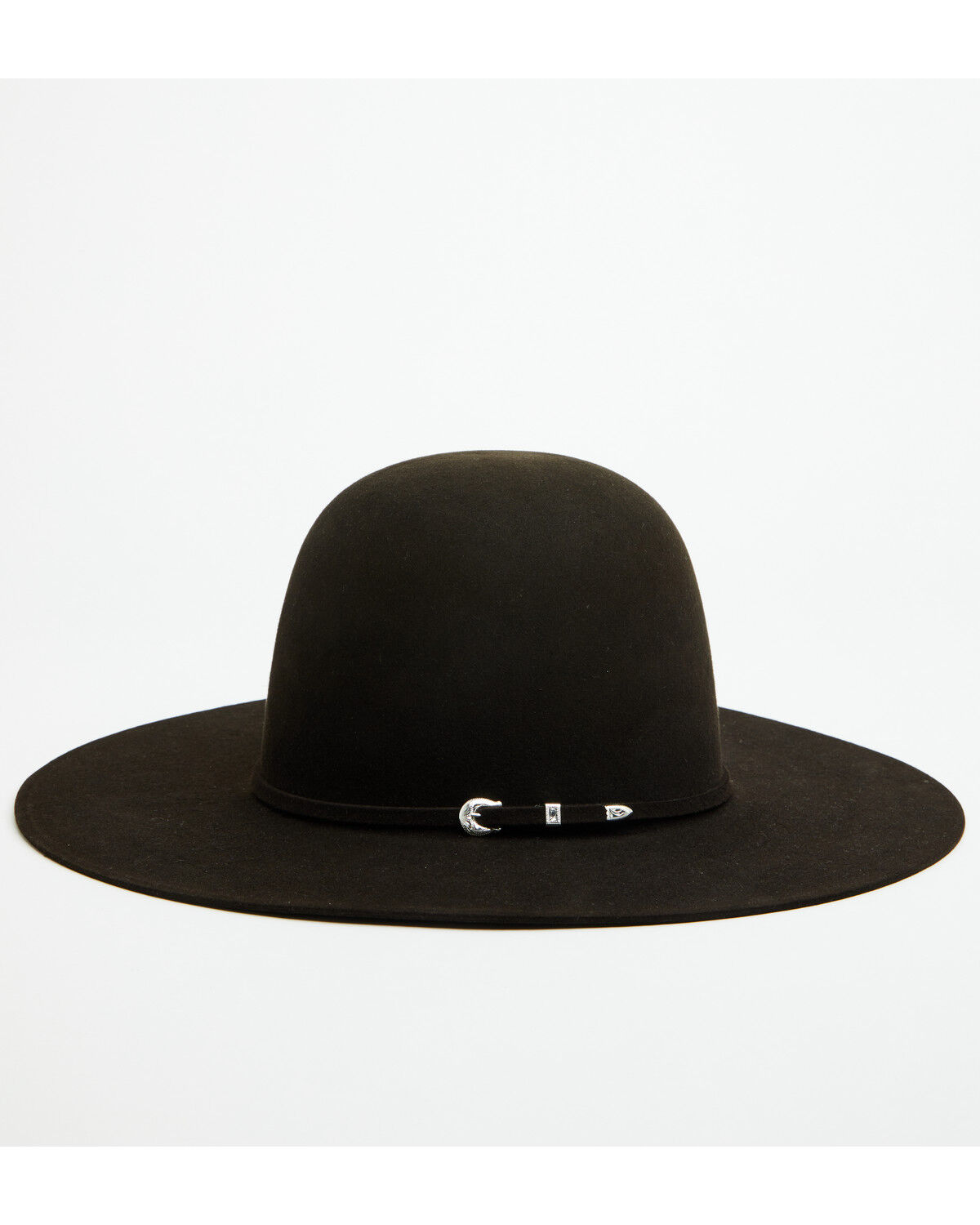Image #3 - Serratelli Boss 10X Felt Cowboy Hat, Brown, hi-res