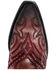 Image #6 - Ferrini Women's Masquerade Western Boots - Snip Toe, Red, hi-res