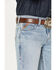 Image #2 - Ariat Men's M7 Waylon Jackson Light Wash Straight Rigid Denim Jeans, Light Wash, hi-res