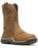 Image #1 - Wolverine Men's 10" Raider Durashocks® Western CarbonMax™ Wellington Waterproof Work Boots - Composite Toe, Brown, hi-res