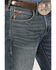 Image #2 - Ariat Men's M5 Louisville Seneca Medium Wash Stretch Straight Leg Jeans, Blue, hi-res