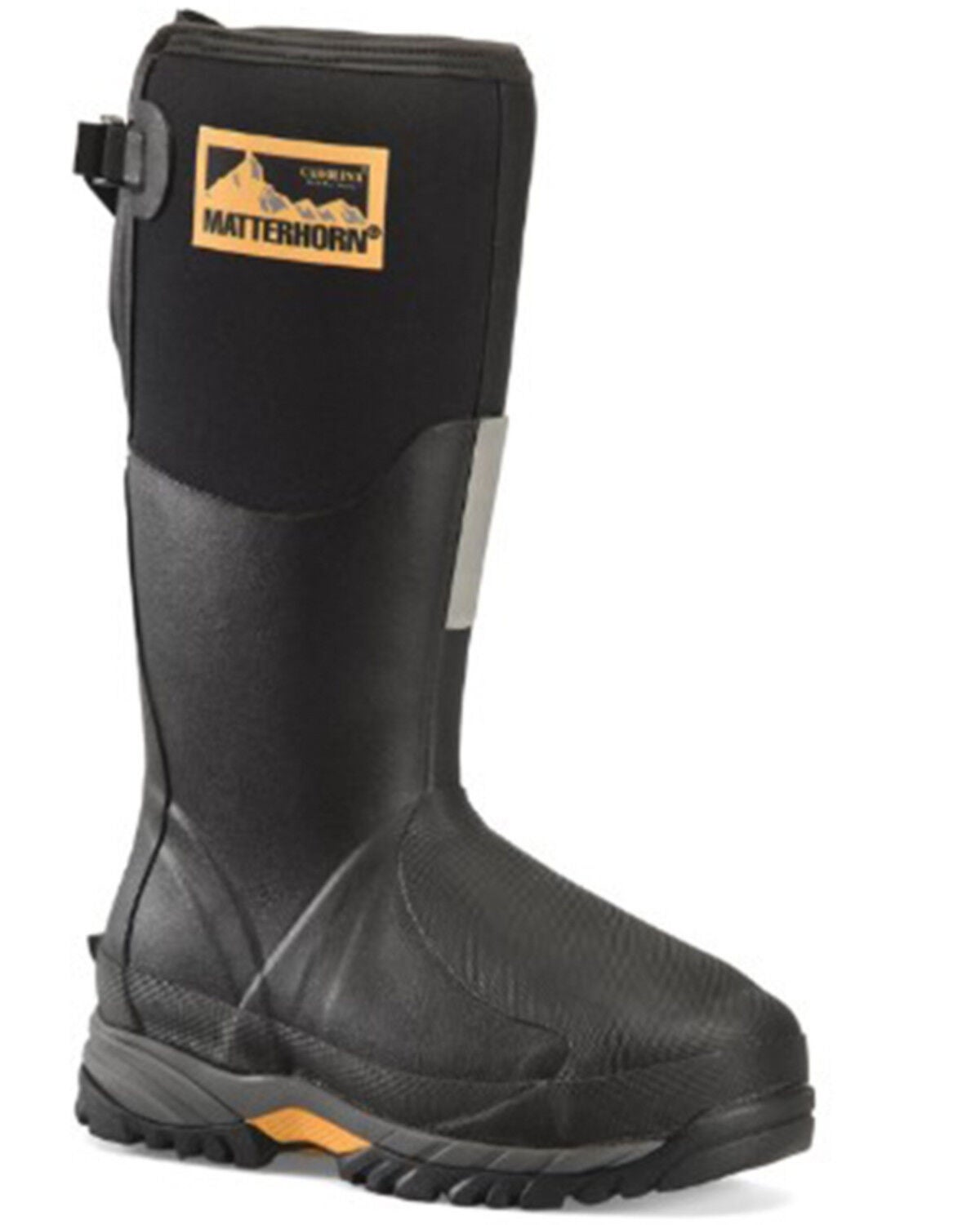 Matterhorn Men's Met Guard Puncture Resisting Western Work Boots - Steel Toe, Black, hi-res