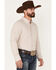 Image #2 - Cody James Men's Getaway Check Button-Down Western Shirt, White, hi-res
