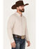 Image #2 - Cody James Men's Getaway Check Button-Down Western Shirt , White, hi-res