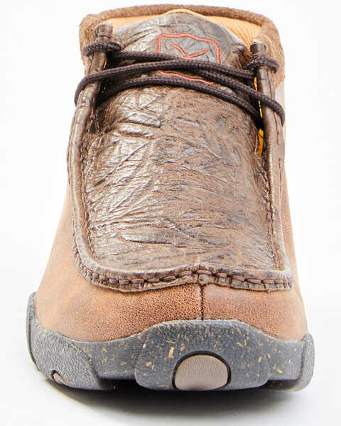 Image #4 - Twisted X Men's Boat Driving Shoes - Moc Toe, Chocolate, hi-res
