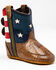 Cody James Infant Boys' Flag Poppet Western Boots - Round Toe, Red/white/blue, hi-res