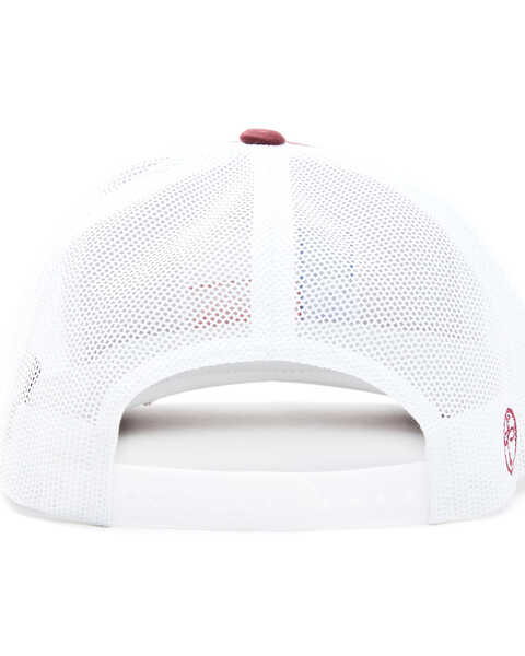 Image #3 - Oil Field Hats' Men's Red & White Texas Flag Patch Mesh-Back Ball Cap , Red, hi-res