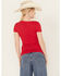 Image #4 - Brew City Beer Gear Women's Budweiser Short Sleeve Graphic Tee, Red, hi-res