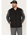 Image #1 - Brothers and Sons Men's Quilted Varsity Vest, Black, hi-res