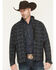 Image #1 - RANK 45® Men's Aries Tonal Southwestern Softshell Jacket, Black, hi-res