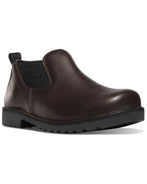 Image #1 - Danner Men's Romeo Work Shoes - Soft Toe, Brown, hi-res