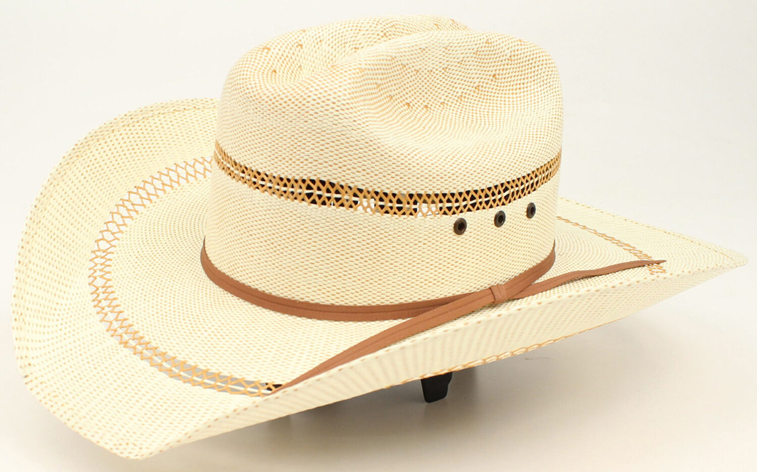 Image #1 - Ariat Bangora Double S Hat Straw Cowboy Hat, Tan, hi-res