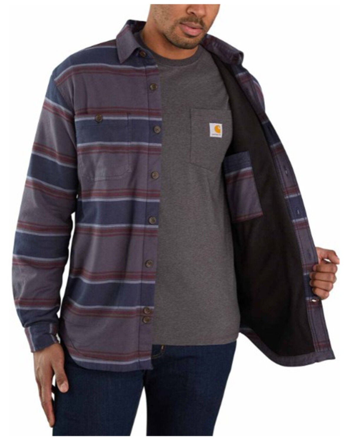 Carhartt Men's Shadow Stripe Rugged 