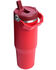 Image #2 - Stanley IceFlow™ Flip Straw 30oz Tumbler, Red, hi-res