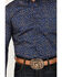 Image #3 - Cody James Men's Meadowlark Floral Print Long Sleeve Button-Down Stretch Western Shirt - Tall, Navy, hi-res