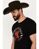 Image #2 - Moonshine Spirit Men's Eagle Short Sleeve Graphic T-Shirt, Black, hi-res
