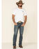 Cowboy Up Men's How 'Bout A Shot Short Sleeve Graphic T-Shirt, White, hi-res