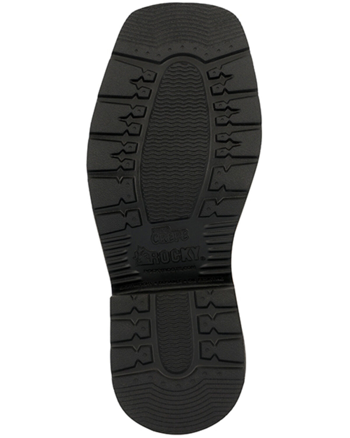 Image #7 - Rocky Boys' Monocrepe Western Boots - Broad Square Toe, Ivory, hi-res