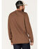Image #4 - Brothers and Sons Men's Henley Thermal T-Shirt , Brown, hi-res