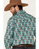 Image #5 - Rock & Roll Denim Men's Southwestern Print Long Sleeve Snap Western Shirt , Multi, hi-res