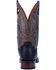 Image #4 - Dan Post Men's Deuce Western Performance Boots - Broad Square Toe, Black/brown, hi-res