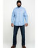 Image #6 - Ariat Men's FR Solid Durastretch Long Sleeve Work Shirt - Tall, Blue, hi-res