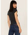 Image #4 - Free People Women's Be My Baby Tee, Black, hi-res
