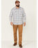 Image #2 - Flag & Anthem Men's Lewisburg Vintage Large Plaid Print Long Sleeve Snap Western Shirt, , hi-res