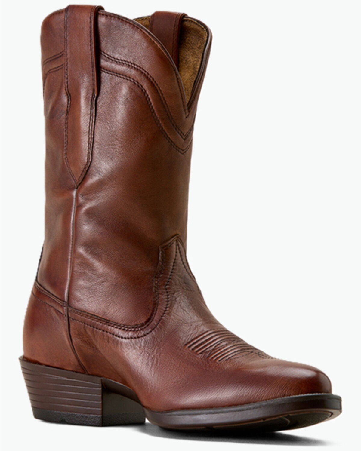 Ariat Men's Grayson Western Performance Boots - Round Toe, Honey, hi-res