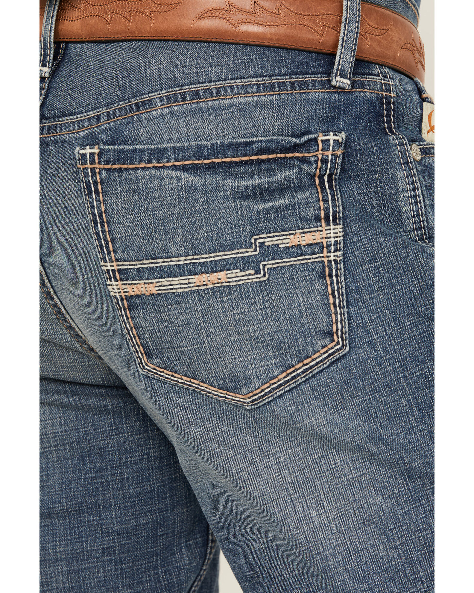 Cinch Men's Jesse Medium Stonewash Slim Straight Performance Stretch Jeans  - Country Outfitter
