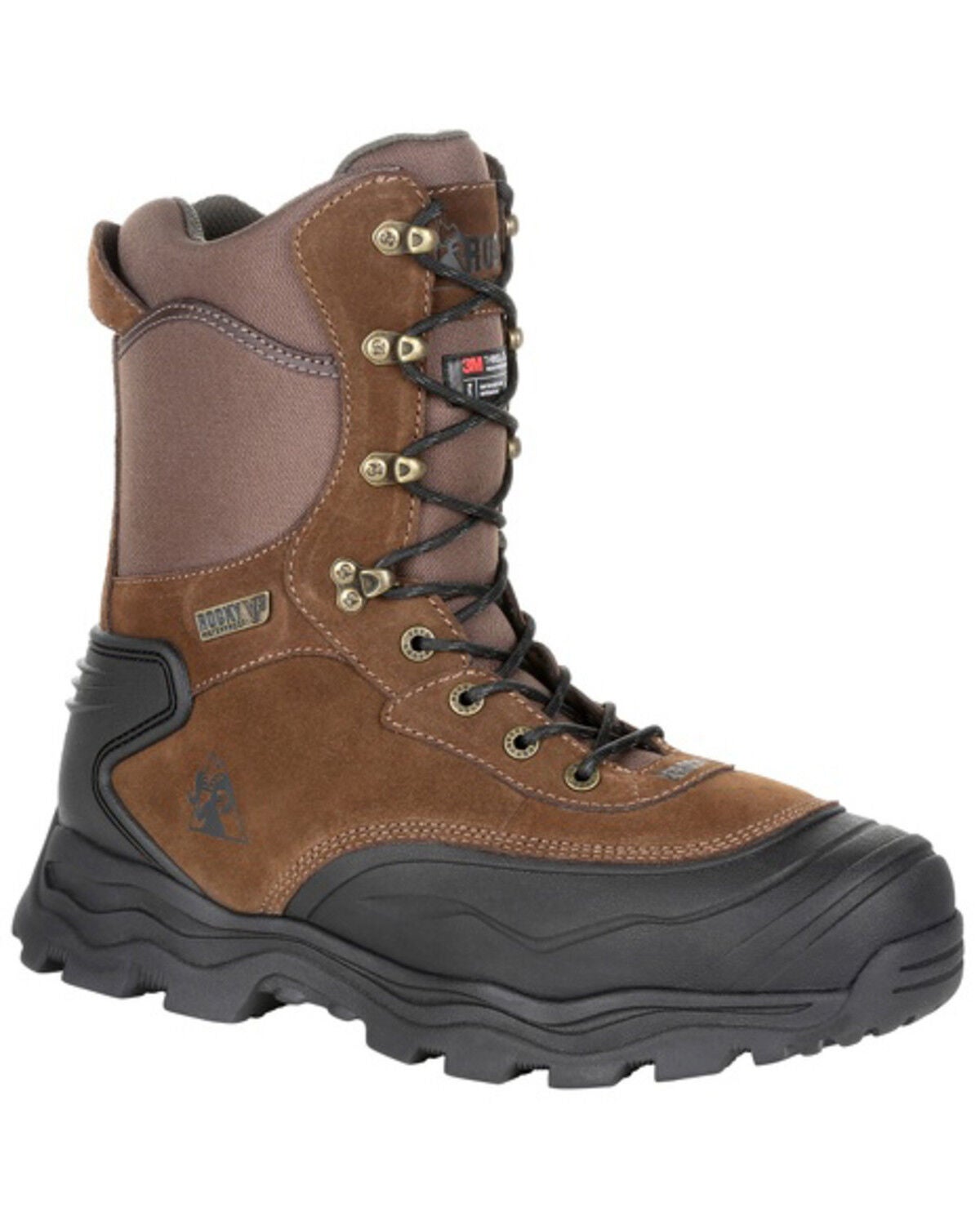 Rocky Men's Multi-Trax Waterproof Outdoor Boots - Soft Toe, Brown, hi-res