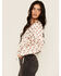 Image #2 - Free People Women's Field of Roses Long Sleeve Top, Ivory, hi-res