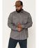 Image #1 - Hawx Men's All Out Solid Twill Long Sleeve Button-Down Work Shirt - Tall, Dark Grey, hi-res