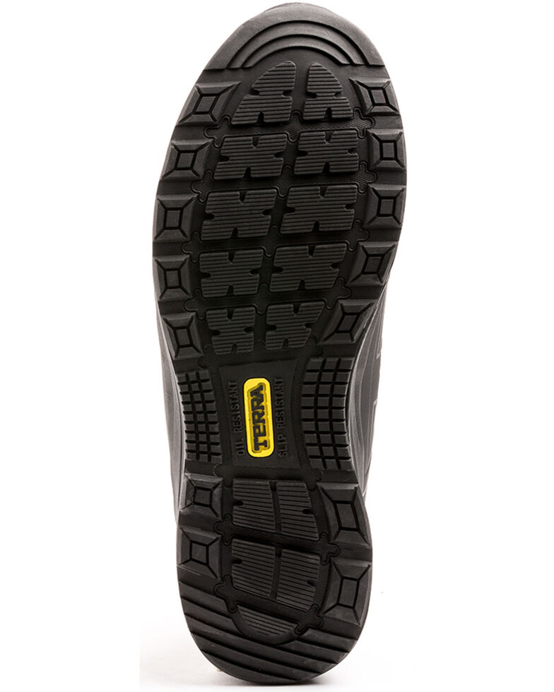 Terra Men's Rebound Work Shoes - Composite Toe, Black, hi-res