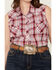 Image #3 - Roper Women's Classic Plaid Print Sleeveless Western Snap Shirt - Plus, Red, hi-res