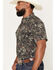 Image #2 - Rock & Roll Denim X Koe Wetzel Men's Camo Print Short Sleeve Pearl Snap Stretch Western Shirt, Camouflage, hi-res