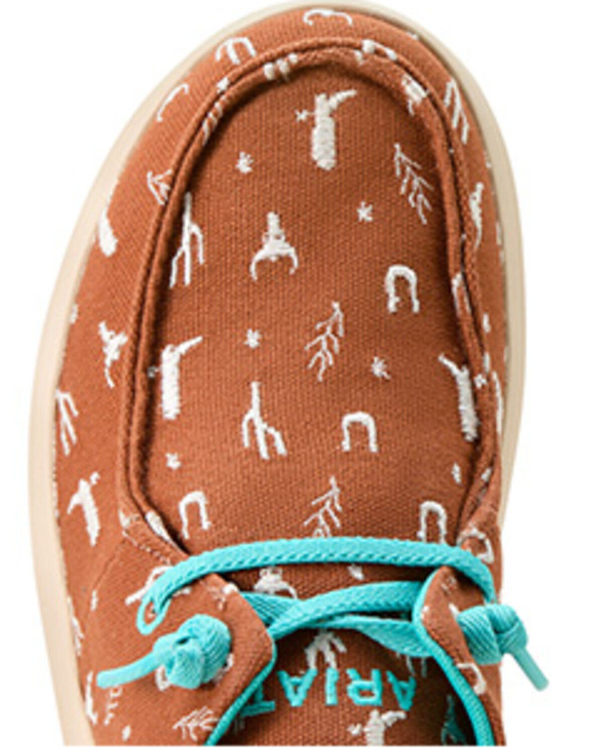 Image #4 - Ariat Women's Hilo Doodle Casual Shoes - Moc Toe, Brown, hi-res