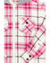 Image #2 - Shyanne Toddler Girls' Plaid Print Long Sleeve Flannel Shacket, Ivory, hi-res