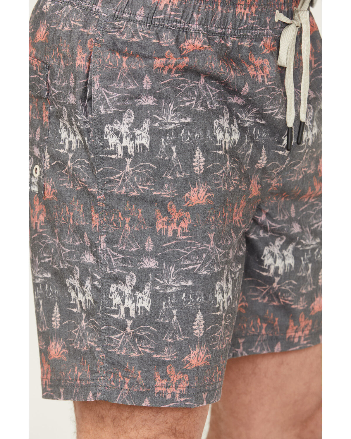 Image #2 - Hooey Men's Big Wake Comanche Printed Board Shorts, Multi, hi-res