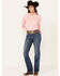 Image #3 - Rock & Roll Denim Women's Medium Wash Mid Rise Cowhide Pocket Bootcut Stretch Denim Jeans, Medium Wash, hi-res