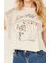 Image #3 - Originality Women's Texas Hold Em' Sequin Short Sleeve Graphic Tee, White, hi-res