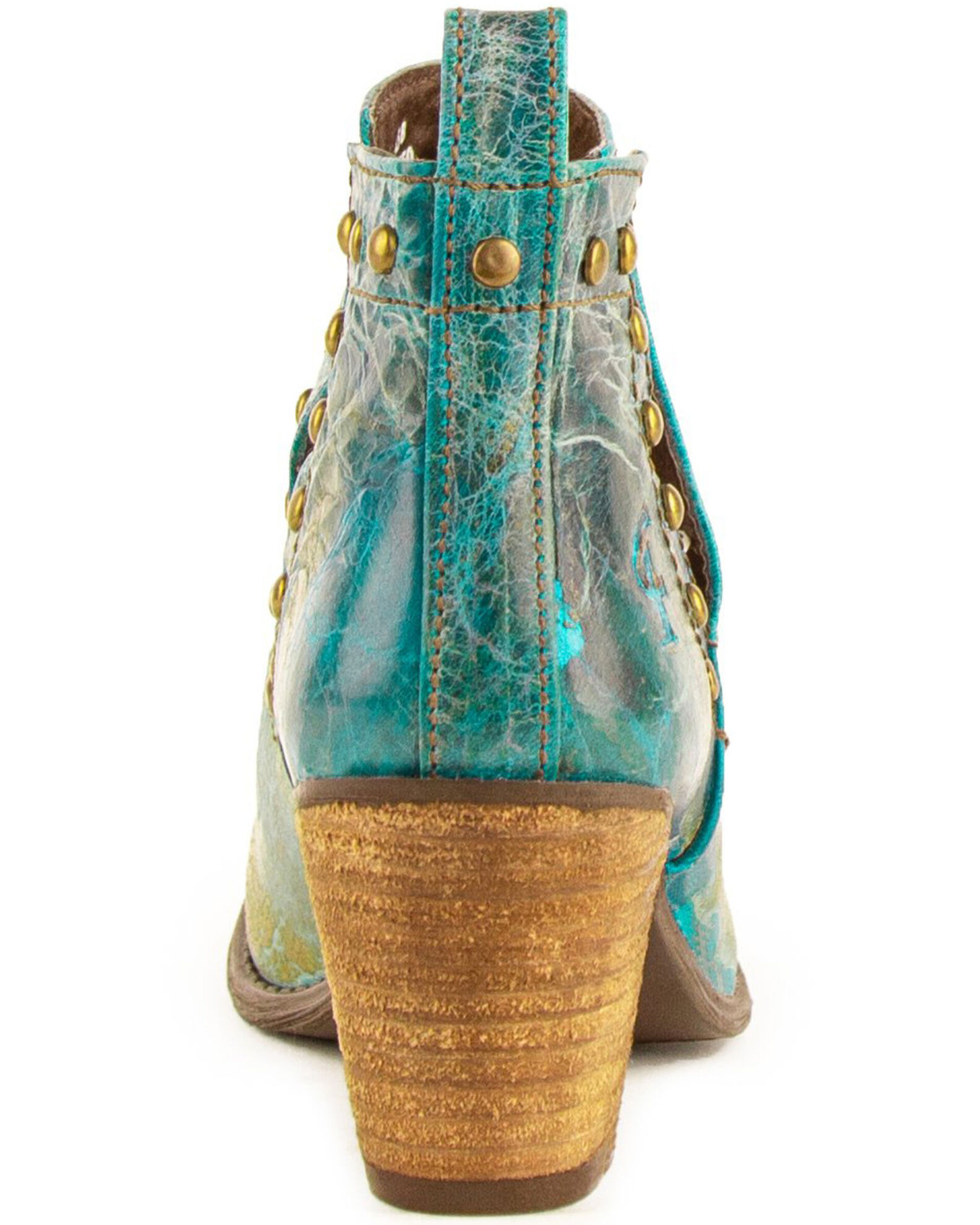 Image #3 - Ferrini Women's Stella Fashion Booties - Round Toe, Multi, hi-res