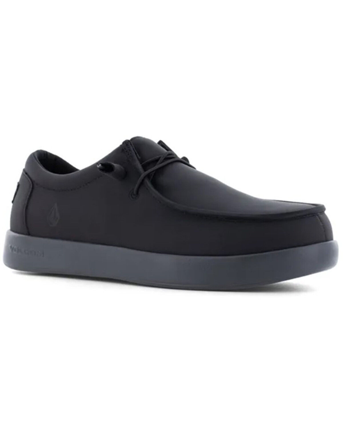 Image #1 - Volcom Men's Chill Slip-On Static Dissipative Work Shoes - Composite Toe, Black, hi-res