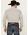 Image #4 - Roper Men's Abstract Print Long Sleeve Pearl Snap Western Shirt, Grey, hi-res