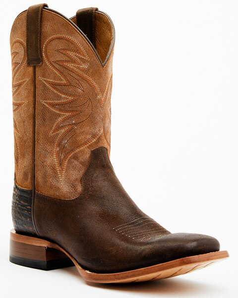Cody James Men's McBride Western Boots - Broad Square Toe, Brown, hi-res