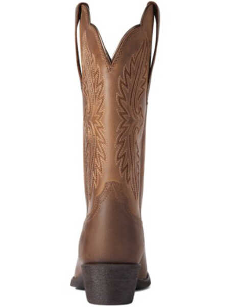 Image #3 - Ariat Women's Distressed Brown Heritage R Toe Stretch Fit Full-Grain Western Boot - Round Toe, Brown, hi-res