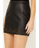 Image #2 - Wonderwest Women's Studded Leather Skirt , Black, hi-res