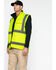Hawx Men's Reversible Reflective Work Vest, Yellow, hi-res
