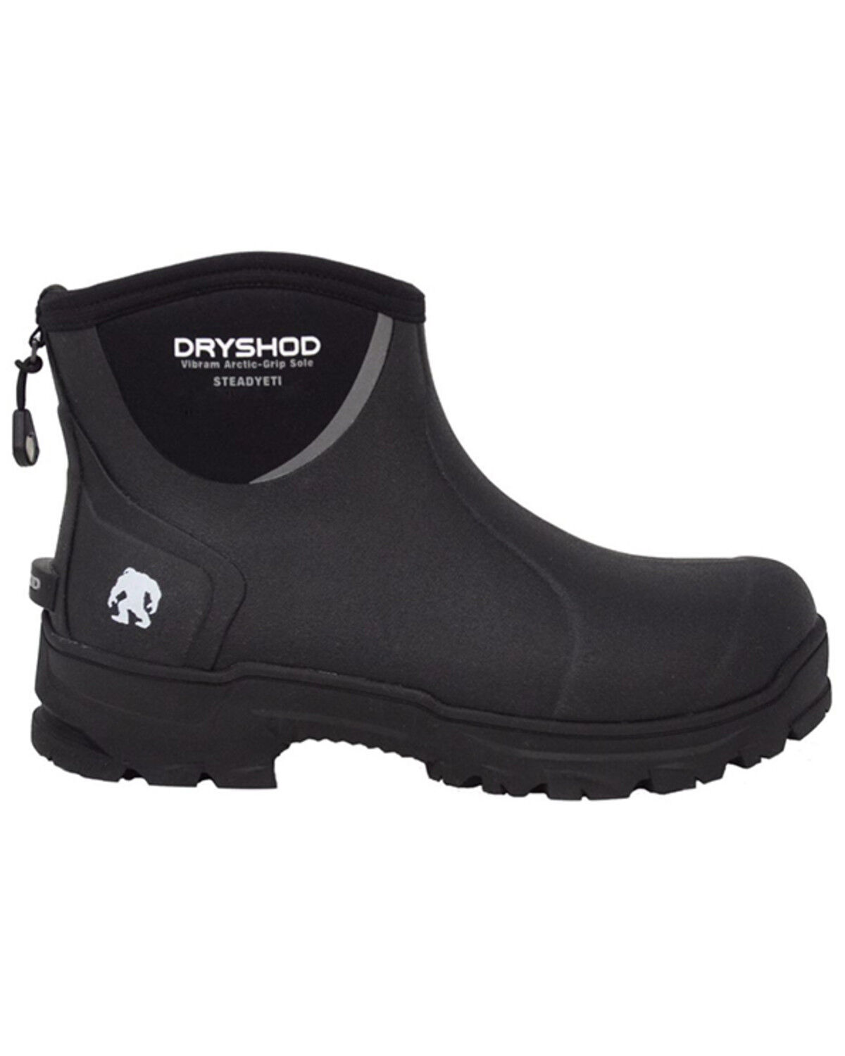 Image #2 - Dryshod Men's Steadyeti Vibram Arctic Grip Waterproof Ankle Boots - Round Toe, Black, hi-res